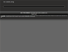 Tablet Screenshot of nc-asse.org